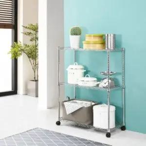 [SBD] 3단 이동식 메탈랙 철제선반 750 수납 정리대