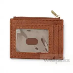 웰픽스 인조 가죽 카드 지갑 브라운 소형지갑 교통카드지갑 남성카드지갑