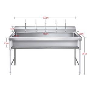 캠핑장 3구 개수대 2개 삼안수조 급식실 두께 200x500x8000 0 3칸 스테인리스 스텐 간이개수대