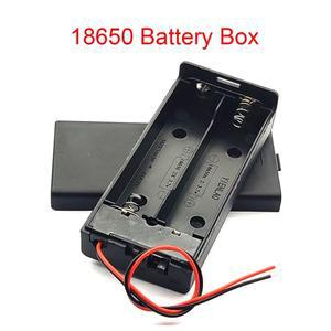 18650 배터리 박스 보관 케이스 3.7V 홀더 ON/OFF 스위치가 있는 2슬롯
