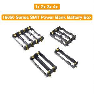 10PCS 1x2x3x4x18650 SMT 배터리 홀더 상자 보관 케이스 컨테이너 청동 핀 충전식