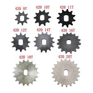내부 구멍 17  12mm 420 스프로킷 9T10T11T12T14T16T18T20T BM1418ZXF MY1020Z 감속 모터에