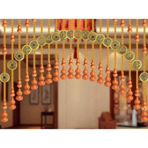 집발 식당 발 나무 대용량 후라이팬 커튼 가림막 비즈발