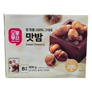 롯데 오늘좋은 맛밤 100g x 8개