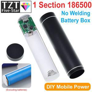 1/3PCS 메탈 파워 뱅크 DIY 키트 보관 케이스 박스 무용접 1X 18650 배터리 5V USB 외장 충전기 스마트폰용