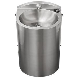 304 스테인리스 세면대 회담실 좁은 2인용 매장 싱크볼 부착 수납선반 스탠드 개수대