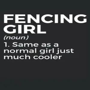 재미있는 펜싱 소녀 정의 노트 선수를 위한 선물 디어 훈련 진행을 저널 쿼드 룰 그래프 페이퍼 120페이지