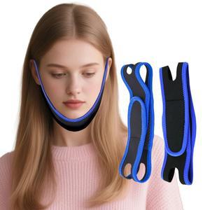 재사용 가능 V라인 페이스 쉐이퍼 얼굴 슬리밍 밴드 여성 턱 볼 리프트업 벨트 마사지 스트랩 피부 관리 뷰