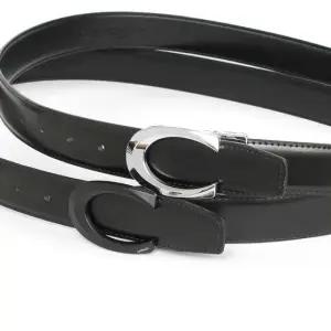 가파치 CPA10-11 심플 남자벨트 캐주얼 정장벨트 블랙 무광 은