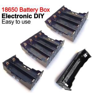 ABS 18650 보조베터리 케이스 1 2 3 4 슬롯 컨테이너 홀더 보관함 핀 포함