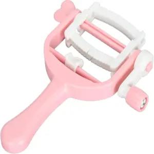 NOENNUL 태슬 메이커 소형 휴대용 시간 절약 폼 DIY 울 실 공예 핑크