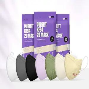 KF94마스크 대형 100매 컬러마스크 2D 자외선차단abc853