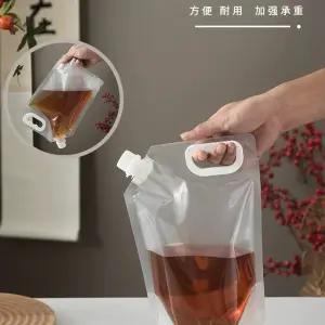 스파우트 국 포장 00 스파이스 육수 휴대용 L 주스팩 액체 냄비 봉투 개