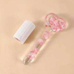 1개 얼굴 아이스 볼 몰드 - 피부 탄력 , 붓기 및 다크서클 완화를 위한 재사용 가능 냉동 글로브, 냉찜질