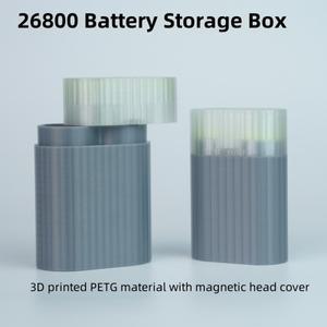 26800 리튬 이온 배터리 보관 케이스 듀얼 정리함, 방수 및 긁힘