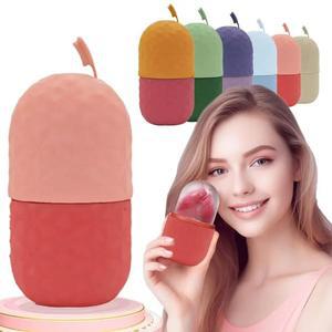 얼굴 및 눈용 실리콘 아이스 몰드, 피부 냉각 퍼밍, 누출 방지, 재사용 가능 페이셜 케어 도구