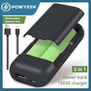 18650 배터리 박스 용접 불필요 보관 충전 홀더 고속 파워 뱅크 케이스