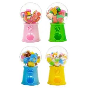 깜도리2 미니 세트 아이스크림 모양 단체 뽑기 행운 과일 랜덤 선물 답례품 지우개 16개