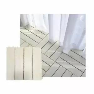 [데코] 틈있는 옹이색 본판16개 마감재8개 베란다깔판 조립바닥