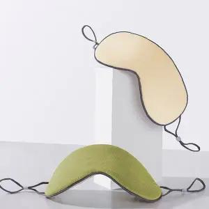 양면착용 수면마스크 2p 노랑초록 여행용 휴식 눈가림 숙면보조용품