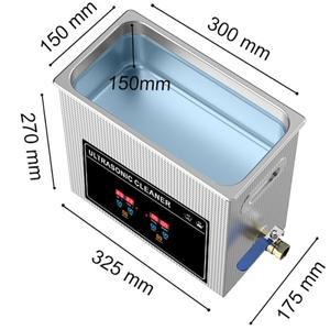 LEADSONIC 초음파 세척기 6L 300x150x150mm 배수관 달린 가전