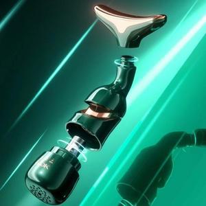 플라스틱 페이셜 리프팅 기기 3 in 1 피부 재생 뷰티 목 관리 눈 마사지 얼굴