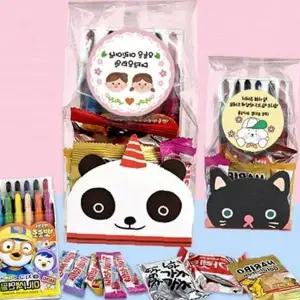 판다 캐릭터 미술 도구 세트 색칠 놀이 단체 선물용 학습 교구 패키지
