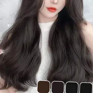 롱 웨이브 가발 붙임머리 가발 데일리 똑딱이 익스텐션 고열사