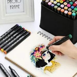 마카펜 디자인 마카펜 전문가용 일러스트 디자인 듀얼팁 80색