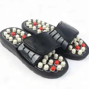 발바닥 지압 돌 슬리퍼 실내용 혈액 순환 촉진 관리 신발