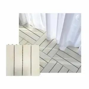 [Deco] 틈있는 옹이색 본판16개 마감재8개 베란다깔판 조립바닥