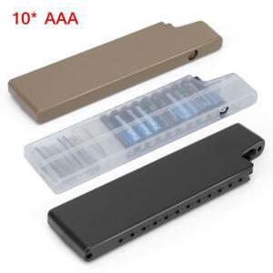 야외 사격용 전술 배터리 보관 케이스, CR123A, 16340, AAA, 정리함 거치대 방진