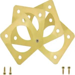 구리가 있는 4Pcs 금속 새집 가드 새집을 위한 포식자 블루버드를 포털 교체 렌 하우스 무당벌레 내경