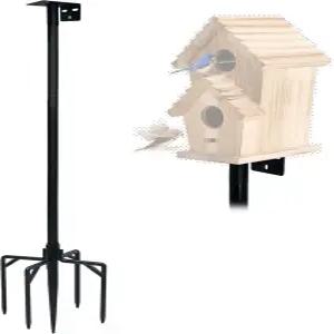 78인치 버드 하우스 폴 마운트 키트 조절식 튼튼한 받침대 다양한 종류의 에 적합 비포함