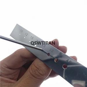 키르슈너 K 와이어 및 골 나사 직경 길이 측정자 정형외과 애완동물 수의사 기구