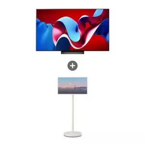 LG TV OLED65C4ESP 스탠드 무료배송 eTV
