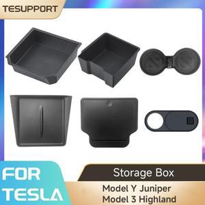 테슬라 모델 Y 주니퍼 3 하이랜드 액세서리 센터 콘솔 오거나이저 암레스트 박스 2026용