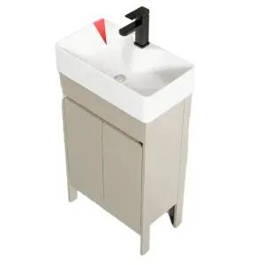 미니 세면대 하부장 원룸 방수 세면기 스탠드형 틈새 진수 탑볼 욕실 간이