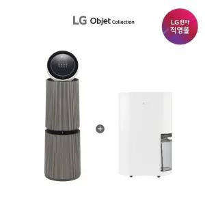 LG 퓨리케어 오브제컬렉션 공기청정기+제습기 세트 AS356NSMA  AS356NGMA+DQ235MWGA