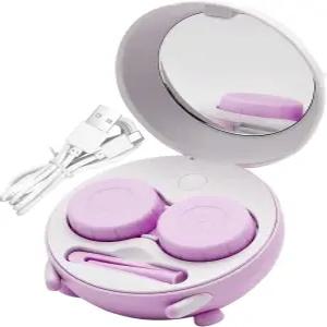 콘택트렌즈 클리너 미러 트위저 충전식 박스 콘택트박스 솔루션 소크 케이스 부드러운 색상의 공막 RGP