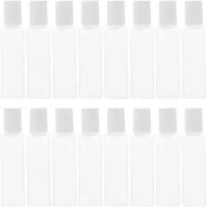 힐티 25팩 미니 액체 병 0.39온스 누수 방지 콘택트렌즈 케어 솔루션 스크류 캡 휴대용 여행용 안약 용기