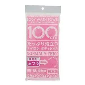 시원한 일본 요코즈나 바디 샤워 타올 미디엄 핑크
