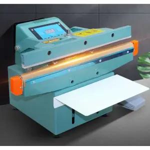 탁상형 실링기 비닐접착기 공압 비닐 밀봉기 봉투 단면 그림