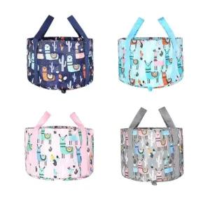 휴대용 이동식 족욕 가방 사우나 수영 목욕 접이식 방수백 미니 족욕기 Wxc7+3HBH