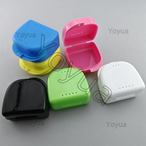 40개입 용 대형 인비슬라인 리테이너 케이스 틀니 보관함  치아 기구 정리함 의사 관리