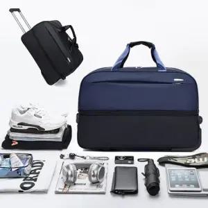 (KN350) 확장형 캐리어 트롤리백 바퀴가방 보스턴백