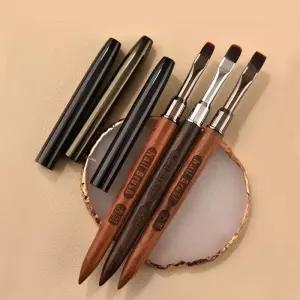 [에스에스_62]고급 네일브러쉬+캡 부드러운모 단품 3종