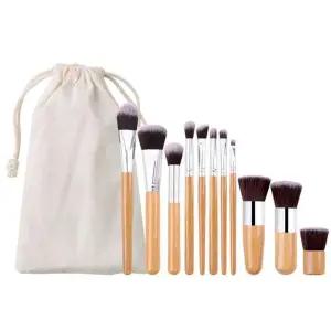 [에스에스_62]어행용 메이크업 브러쉬 파우치 세트 12종