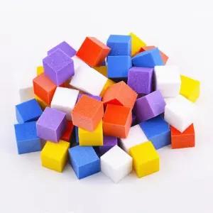 [에스에스_62]손발톱 네일버퍼 정사각 샌딩블럭 세트 50개