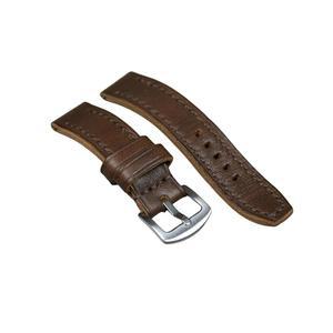수제 호윈 크로멕셀 가죽 시계 밴드 u2013 다크 브라운 풀 그레인 스트랩, 두꺼운 4mm 투피스 교체, 20 u201326mm, 주문 제작